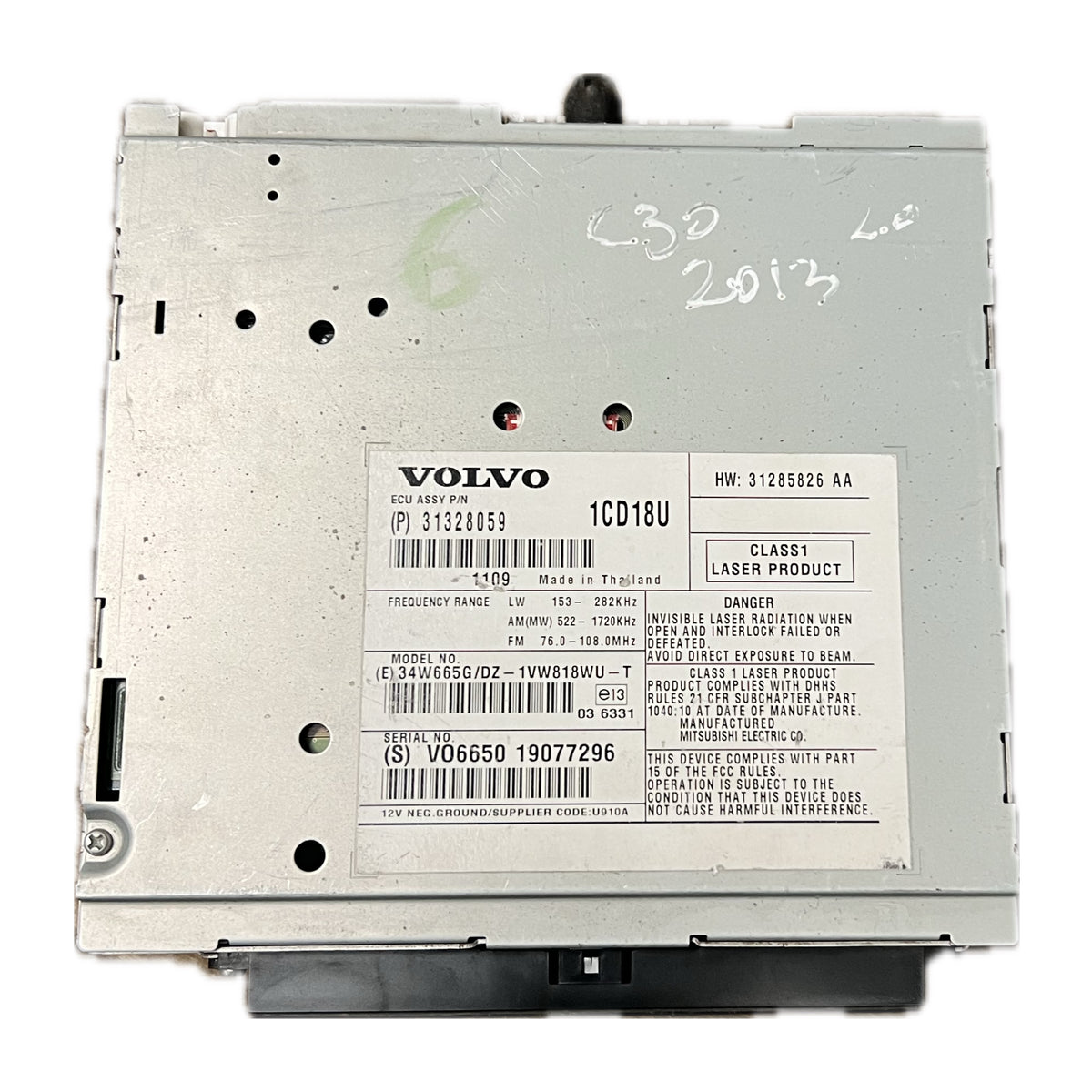 RADIO VOLVO 31328059